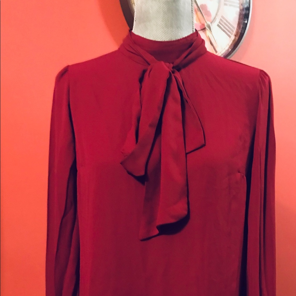 Forever 21 burgundy blouse